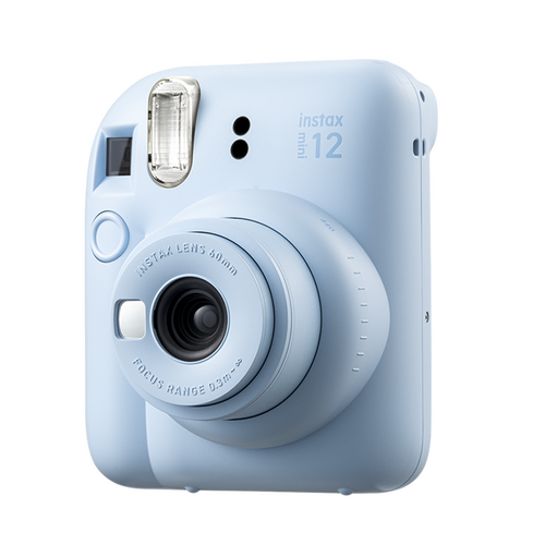 Fujifilm Instax Mini 12 Fotoğraf Makinesi + Askı + Pil + 10’lu Film (Mavi)