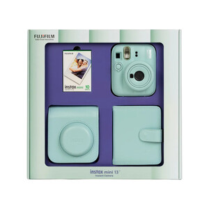 Fujifilm - Fujifilm Instax Mini 13 Bundle Box (Lagoon Green)