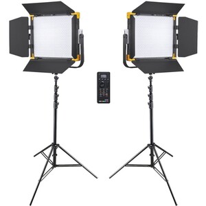 Godox - Godox LD150RS 2'li RGB LED Panel Işık Kiti