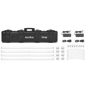 Godox - Godox TP4R KNOWLED RGB Dörtlü LED Tüp Işık Kiti