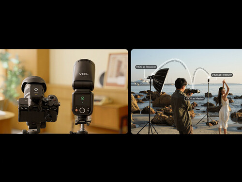 Godox V100 Yuvarlak Kafa Flaşı (Canon)