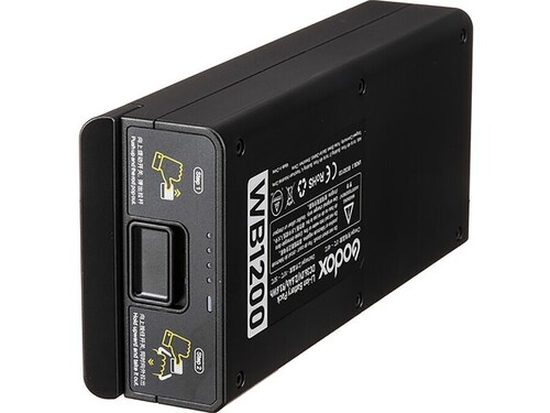 Godox WB1200 AD1200Pro İçin 2600mAh Batarya