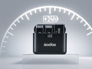 Godox WEC Kit2 2'li Kablosuz Yaka Mikrofonu - Thumbnail