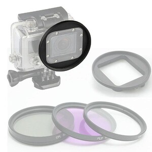 Sanger - Gopro Dive Housing İçin 58mm Filtre Baglantı Adapt