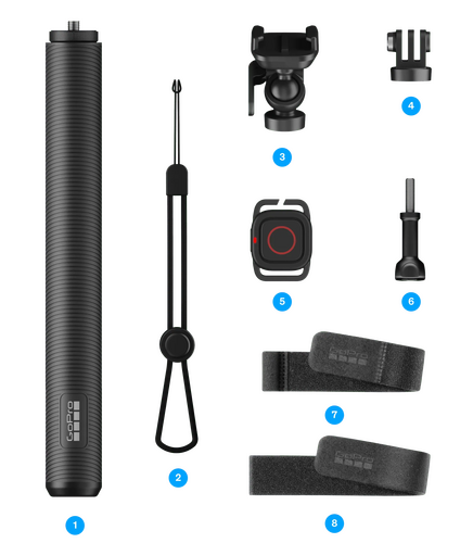GoPro Uzatma Kolu + Suya Dayanıklı Uzaktan Kumanda