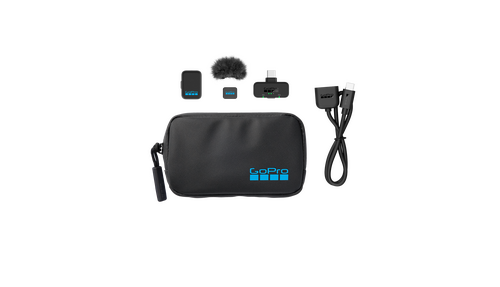 GoPro Wireless Mic USB Kit Kablosuz Yaka Mikrofonu (1 Verici + USB-C Alıcı)