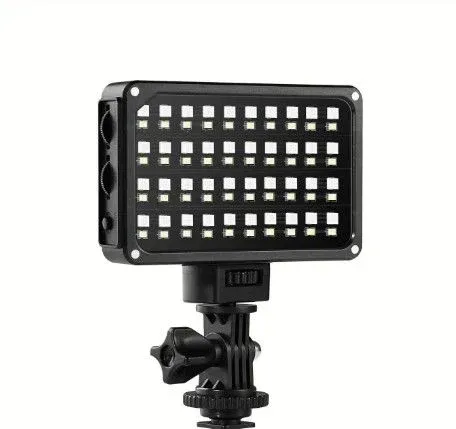GVM 7S RGB Kamera Üstü Dahili Akülü Mobil Led Işık (12x8cm)