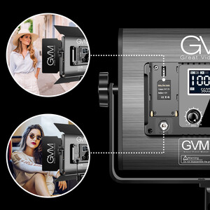 GVM 880RS RGB LED Video Light Studio 2-Video-Light-Kit - Thumbnail