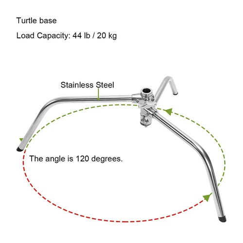 GVM C360 320cm C-Stand & Grip Arm Kit(225cm) (Çelik)