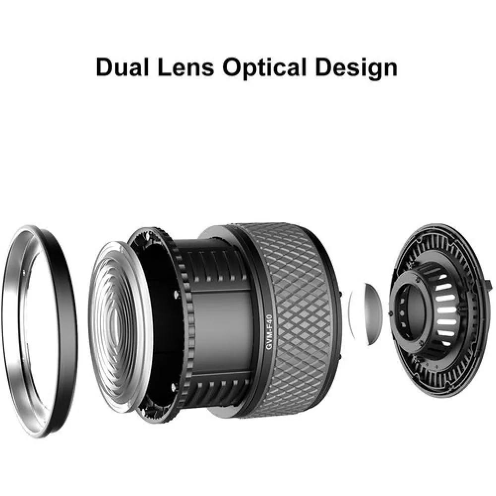 GVM - GVM F40 Fresnel Attachment for LED Light Spotlight (1)