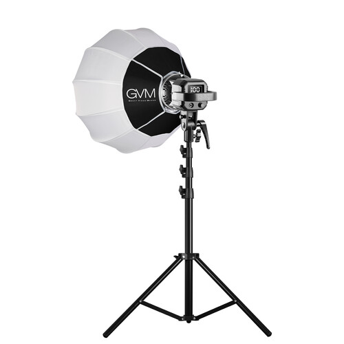 GVM P80S-2D 80W Lantern Softbox'lı Spot Led Işık 2'li Set