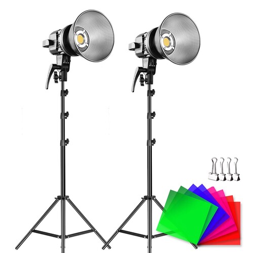 GVM P80S-2D 80W Lantern Softbox'lı Spot Led Işık 2'li Set