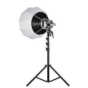 GVM - GVM P80S-2D 80W Lantern Softbox'lı Spot Led Işık Seti