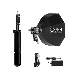 GVM P80S 80W Yüksek Güçlü Softbox'lı LED Işık Seti - Thumbnail