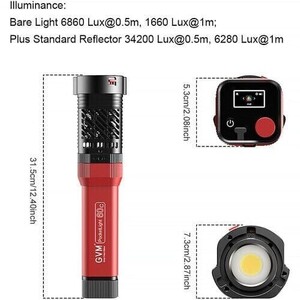 GVM PD60C 60W RGB Dahili Akülü LED Işık - Thumbnail