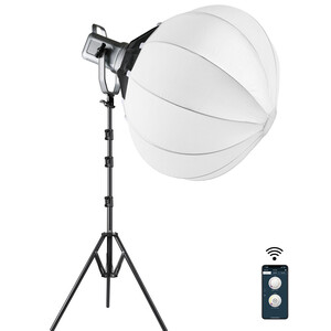 GVM PR150D Bi-Color LED Lantern Softbox Üçlü Video Işık Seti - Thumbnail