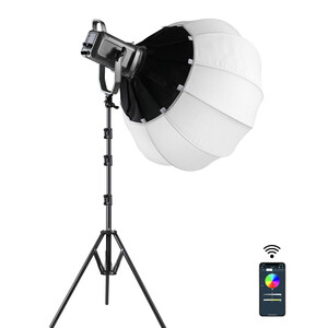 GVM - GVM PR150R Bi-Color & RGB LED Lantern Softbox Video Işık Seti (GVM-PR150R-SET2)