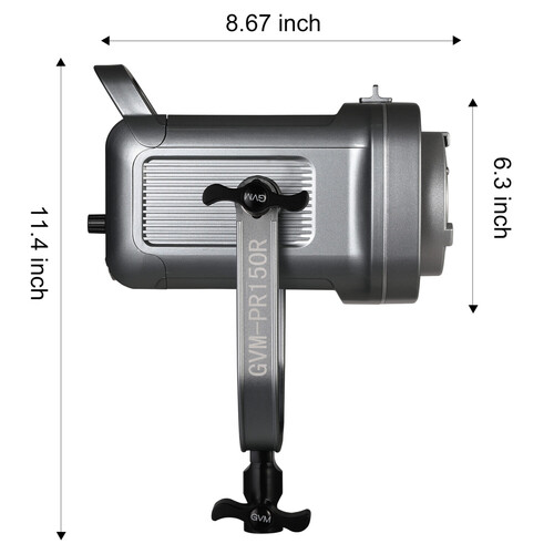 GVM PR150R Bi-Color & RGB Lantern Softbox Üçlü Video Işık Seti