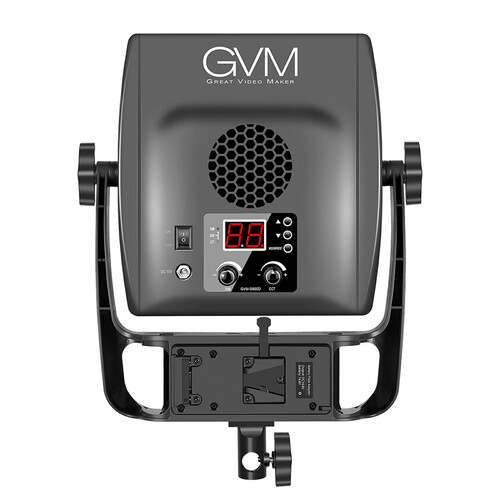 GVM-S900D Aktif Fan Soğutmalı LED Panel Video Işık (Işık Ayağı Hediyeli)