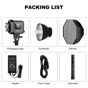 GVM SD80D Bi-Color LED Video Işığı Ayaklı Softbox Set - Thumbnail