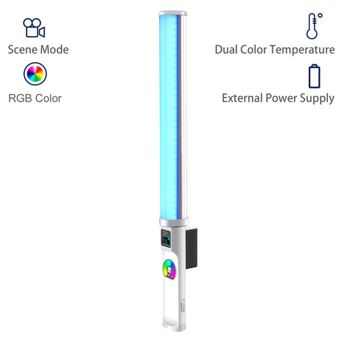 GVM T20R İkili RGB Tüp Işık Kiti
