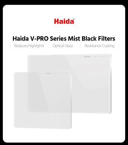 Haida 100x150mm (4'' x 5.65'') V-PRO Mist Black 1/4 Filtre - HD4632 - Thumbnail