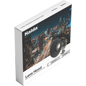 Haida - Haida 50-70mm Yansıma Önleyici Katlanabilir Silikon Parasoley - HD4570 (1)