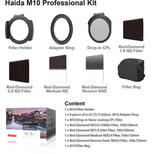 Haida - Haida M10 Profesyonel Filtre Kit - HD4317