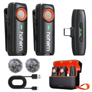 Hohem - Hohem MIC-01 Wireless 2 Kişilik Yaka Mikrofonu (Type-C)