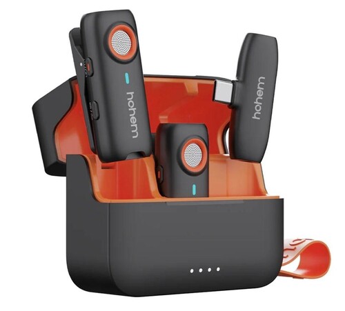 Hohem MIC-01 Wireless 2 Kişilik Yaka Mikrofonu (Type-C)