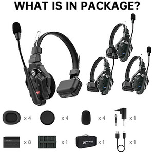 Hollyland Solidcom C1-4S Kablosuz Intercom Sistemi ( 4 Kullanıcı ) - Thumbnail