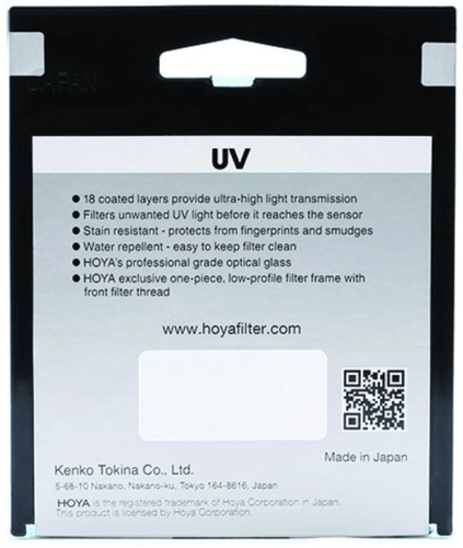 Hoya Fusion One UV 62mm Filtre