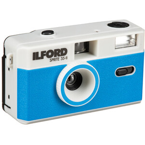 ILFORD - ILFORD Sprite 35-II 35mm Film Kamera (Gümüş & Mavi) (1)