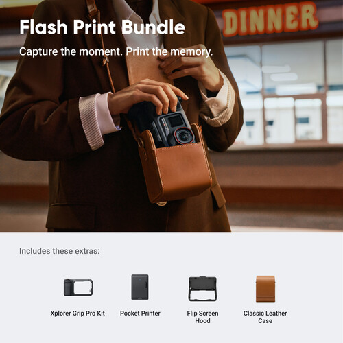 Insta360 Ace Pro 2 Aksiyon Kamera Flash Print Bundle