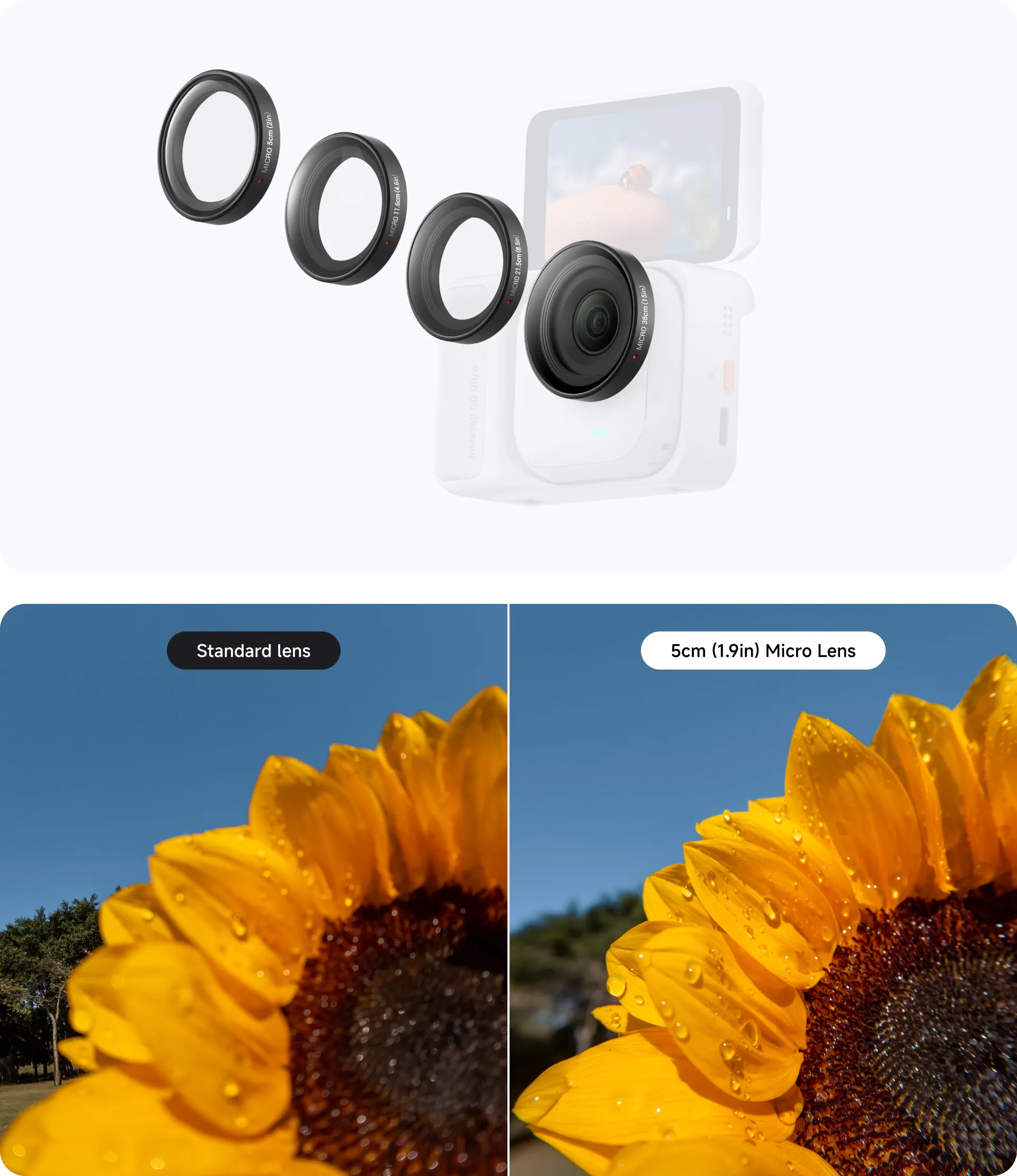 Insta360 - Insta360 GO Ultra Mikro Lens Kiti