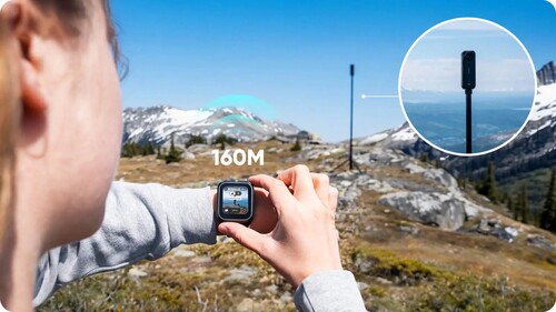 Insta360 GPS Preview Remote with Built-In Mic