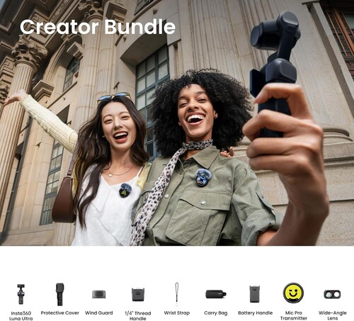 Insta360 Luna Ultra Creator Bundle (Cosmic Black)