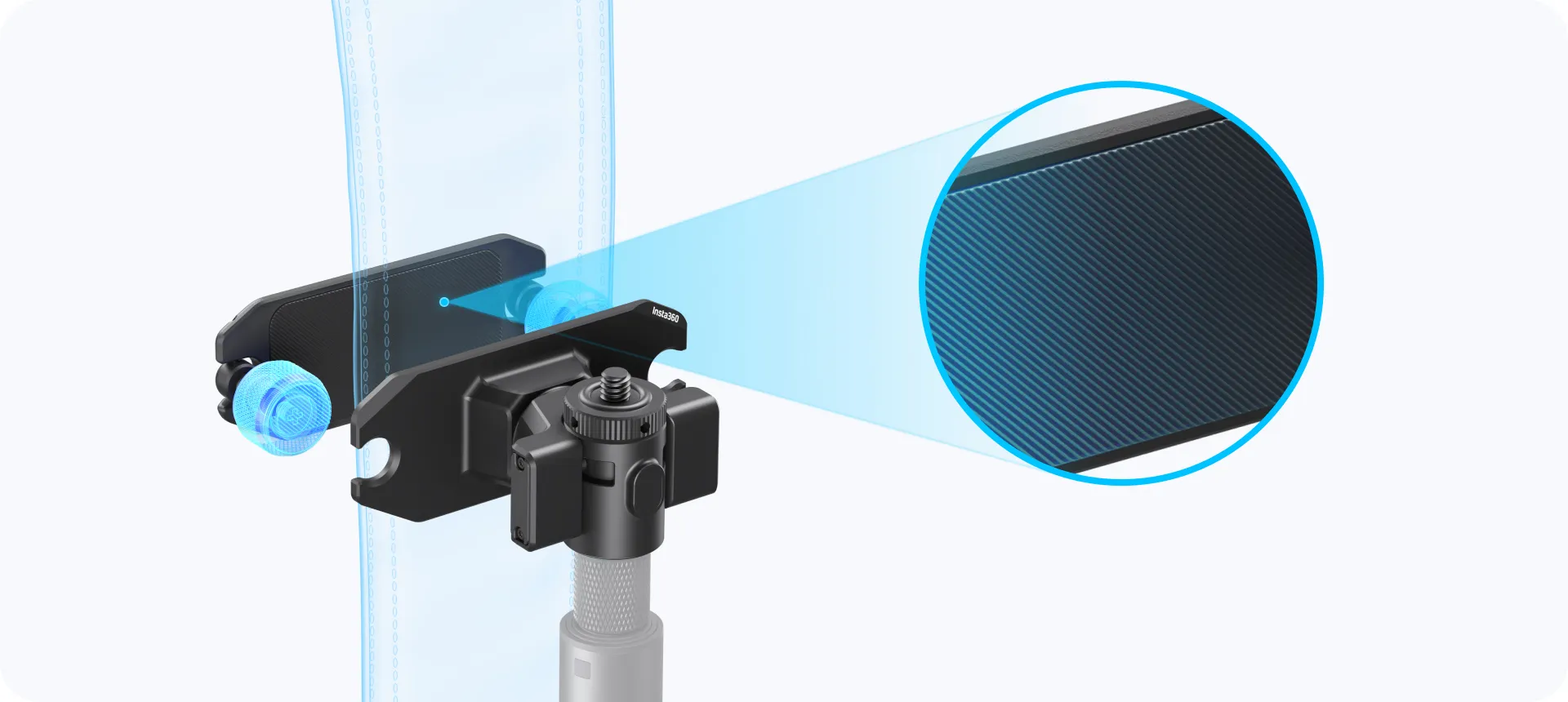 Insta360 Magnetic Selfie Stick Holster - Thumbnail