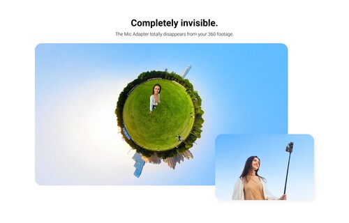 Insta360 Mic Adapter (Dikey - Vertical Version)