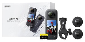 Insta360 - Insta360 X3 360° Camera Motorcycle Kit