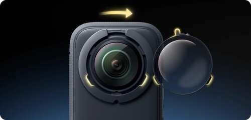 Insta360 X3 Premium Removable Lens Guards