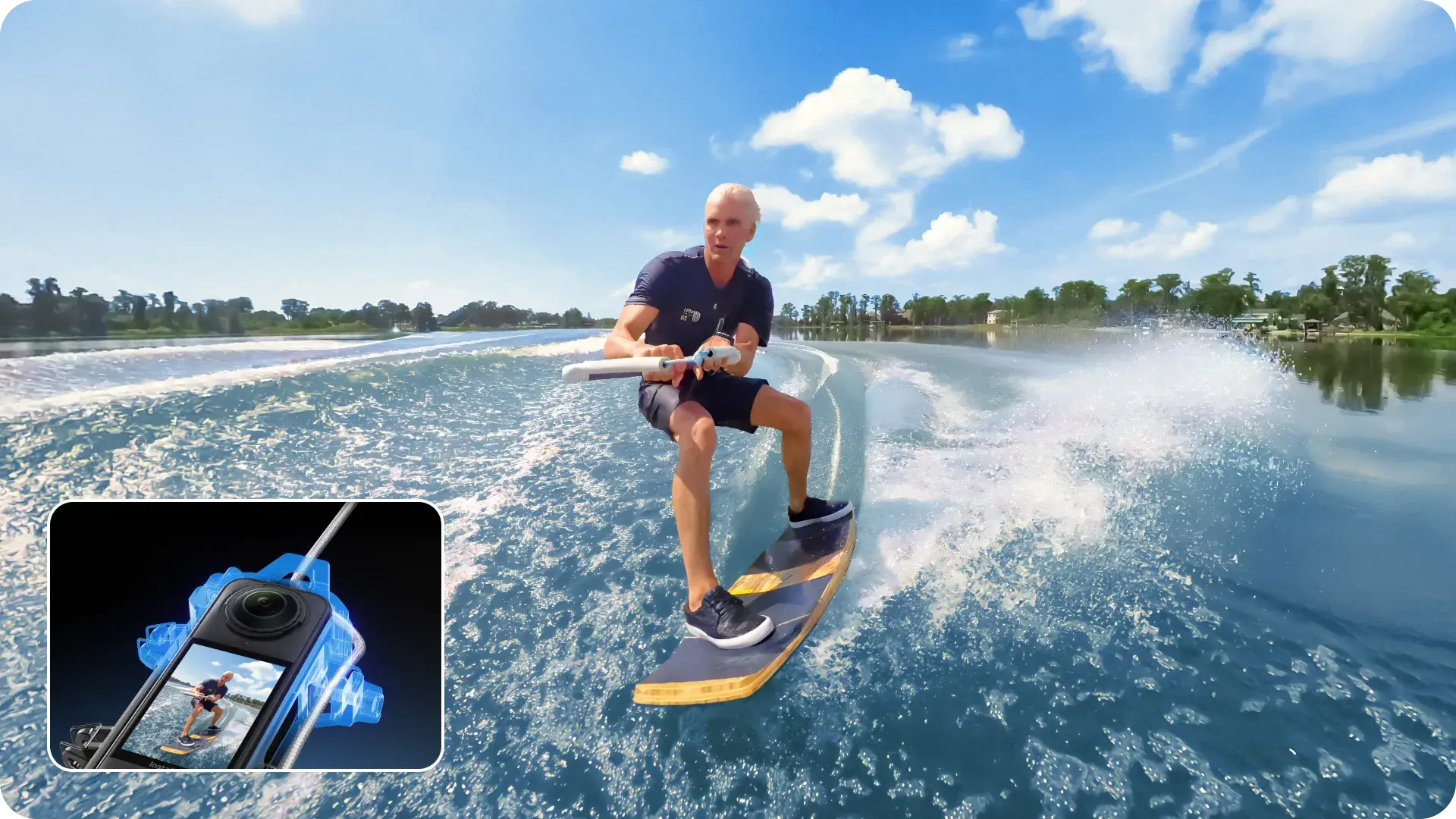 Insta360 X5 Water Sports Rope Mount