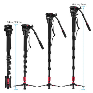 Jieyang - Jieyang JY0516B Kilit Mandallı Profesyonel Monopod (1)