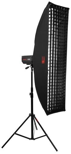 JINBEI EM-35x140cm Strip Softbox Petekli/Grids