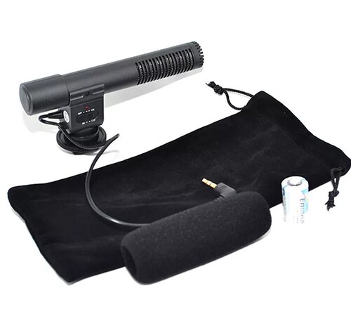 JJC MIC-1 Stereo Shotgun Mikrofon