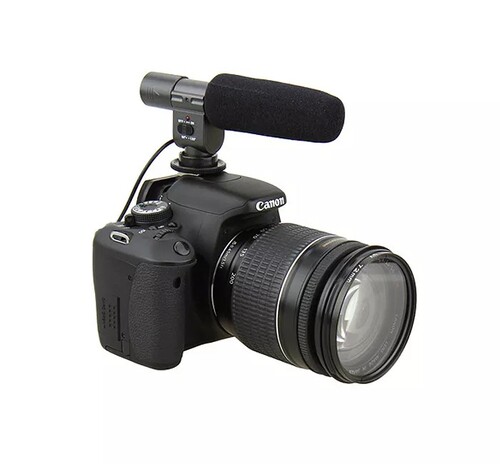 JJC MIC-1 Stereo Shotgun Mikrofon