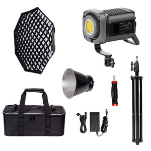 Kaiseberg - Kaiseberg KS-200B AIR V-Mount Profesyonel Led Işık Seti - Kit 1