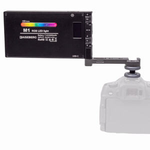 Kaiseberg M1 RGB Mini Mobil Video Işığı - Thumbnail