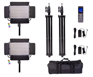 Kaiseberg - Kaiseberg P600 RGB Panel Işık Seti - Kit 2