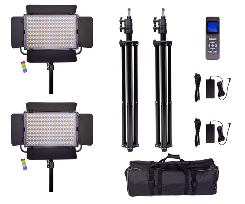 Kaiseberg P600 RGB Panel Işık Seti - Kit 2